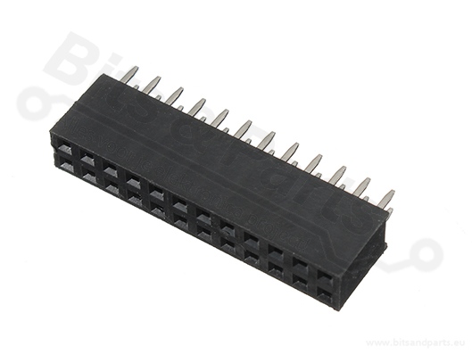 Header pin socket female 2x12 pins